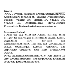 Nahrungsergänzungsmittel BN Nutrition Energy | MEDILUM