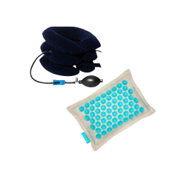 NeckTrack + coussin acupression Zen Flower fleurs de champ - douleurs du cou - Medi-Lum
