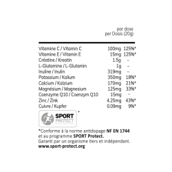 NOW BN Nutrition Sportgetränk – Energie, Flüssigkeitszufuhr und Regeneration – Zitronengeschmack