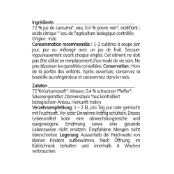 Bio-Kurkuma-Saft von BN Nutrition. Natürliches Antioxidans & Verdauung