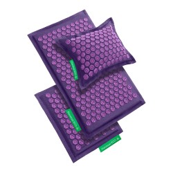 Pranamat Eco Komplettset – Natürliche Akupressurmatte, Kissen und Mini-Matte