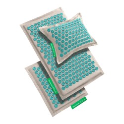 Pranamat Eco Set complet – Tapis, Coussin et Mini Tapis d’Acupression Naturels