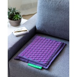 Set de voyage Pranamat Eco – Mini-tapis & coussin Moon pour massage et relaxation – Acupression naturelle