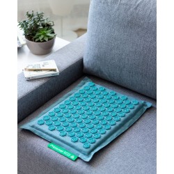 Reiseset Pranamat Eco – Mini-Matte & Kissen Moon für Massage und Entspannung – Natürliche Akupressur