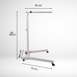 Rollstativ für REDWAVE BASIC XL und XL 2.0 Rotlicht | Medi-Lum