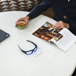 Propeaq 3 – Lunettes de luminothérapie sans verres pour sommeil, jet lag et énergie - Medi-Lum