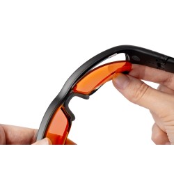 Propeaq 3-Gläser in Orange – Blue-Blocker-Option – Medi-Lum