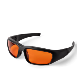 Propeaq 3-Gläser in Orange – Blue-Blocker-Option – Medi-Lum