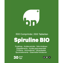 Spiruline Bio BN Nutrition, 100% Pure, Riche en Fer et Nutriments, Medi-Lum