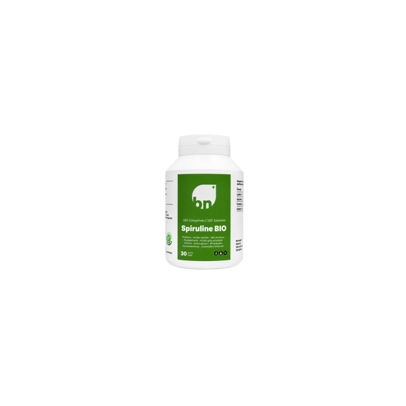 Spiruline Bio BN Nutrition, 100% Pure, Riche en Fer et Nutriments, Medi-Lum