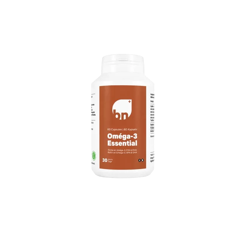 Omega-3 Essential, Fischöl mit EPA und DHA, BN Nutrition, Medi-Lum