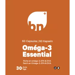 Omega-3 Essential, Fischöl mit EPA und DHA, BN Nutrition, Medi-Lum