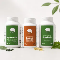 Allergie-Paket, Staminalis, Omega-3 & Bio-Spirulina, BN Nutrition, Medi-Lum