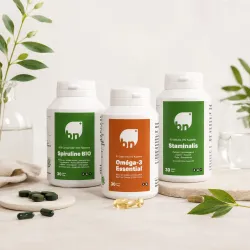 Allergie-Paket, Staminalis, Omega-3 & Bio-Spirulina, BN Nutrition, Medi-Lum